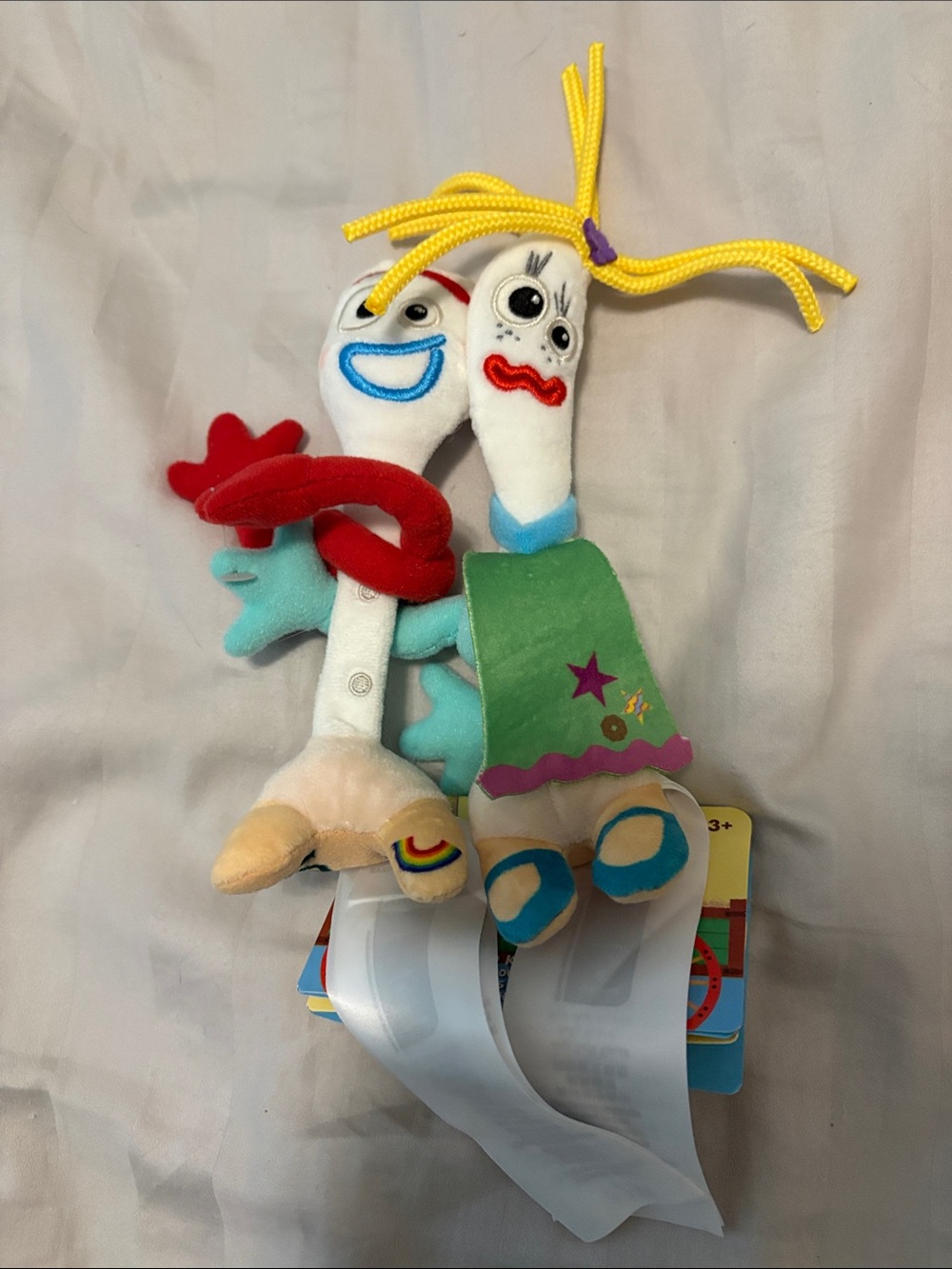 Disney World Forky and Karen Beverly Duo Shoulder Plush, BNWT